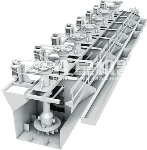 紅星浮選機(jī)結(jié)構(gòu)圖